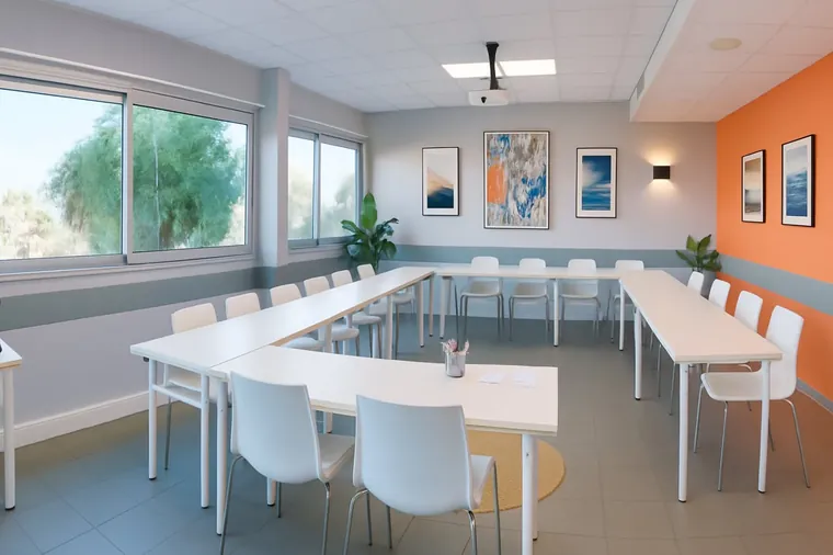 Pic Saint-Loup meeting room in U-shape configuration for 20 people